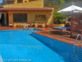 Ferienapartment mit Pool, Whirlpool und Meerblick in El Sauzal