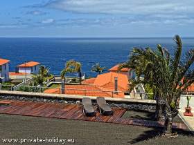 Ferienhaus mit Terrasse und Meerblick in El Pris auf Teneriffa