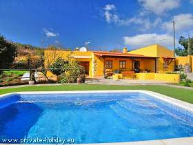 Haus auf einer Finca mit Pool und Meerblick in La Esperanza